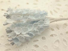 すずらんの造花 淡いブルー アンティーク