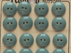 アンティークボタン ブルー グレーの丸いボタン フランス