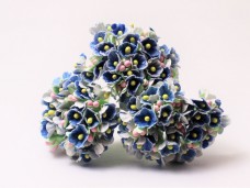 小花のブーケ ブルーの造花