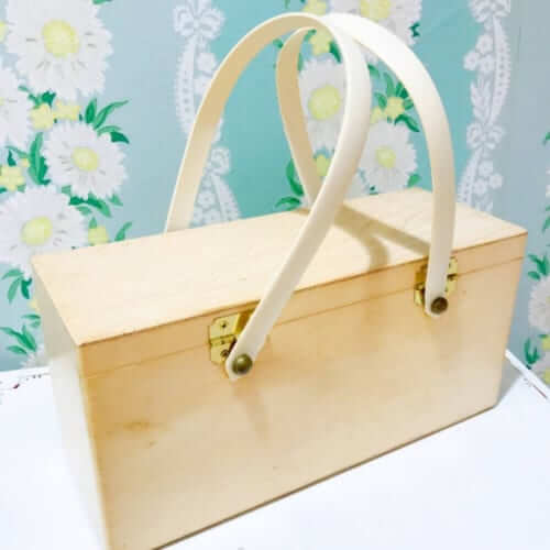 エニッドコリンズ 木製のボックス型バッグ バタフライ 名古屋パルコ店 ヴィンテージDeco