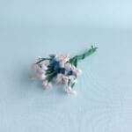 アンティーク 小花のミニ造花 ラベンダー ヴィンテージDeco