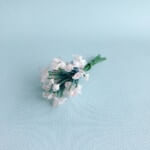 アンティーク 小花のミニ造花 ホワイト ヴィンテージDeco