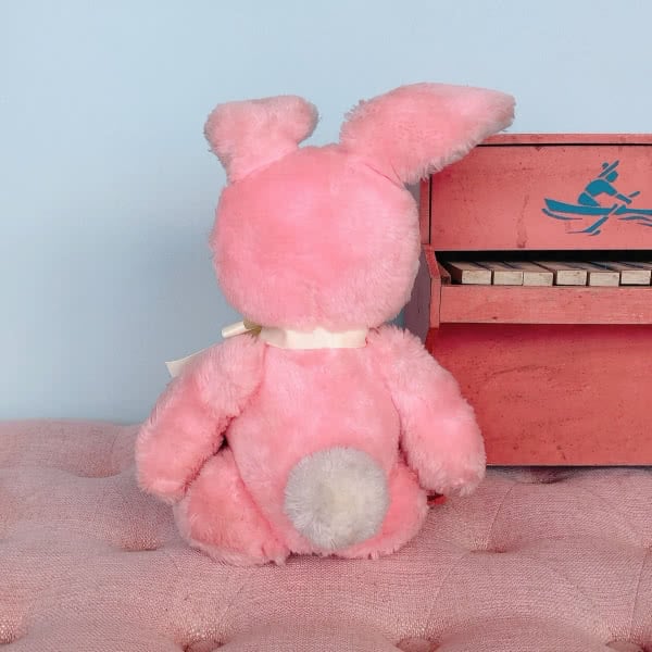 うさぎのアンティーク ぬいぐるみ ピンク Commonwealth toys アメリカ 0040