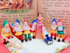 白雪姫と7人の小人 ケーキトッパー ヴィンテージDeco