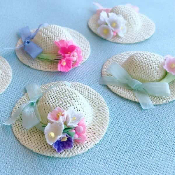 ブーケ ピンク かぎ針編み うさぎ 造花 かわいい ウェディング 花束 毛糸