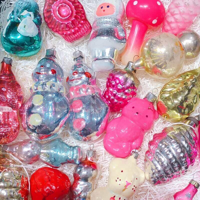 ひし型 * vintage mini ornaments ❀ ピンクくまさん - crumiller.com