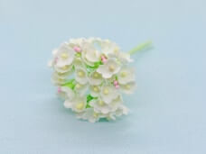 小花のブーケ ホワイトの造花 ヴィンテージDeco